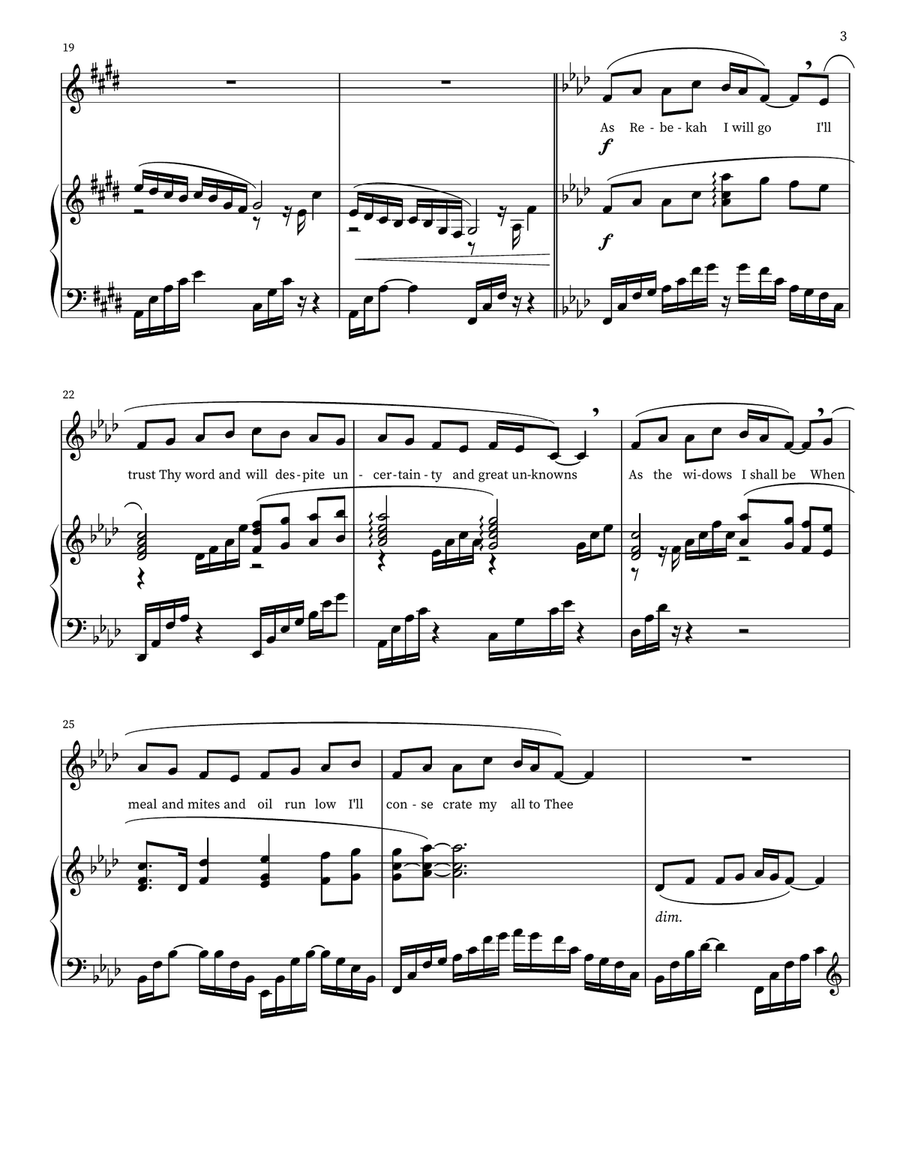 Certain Women Piano, Vocal scores gallery preview page 3