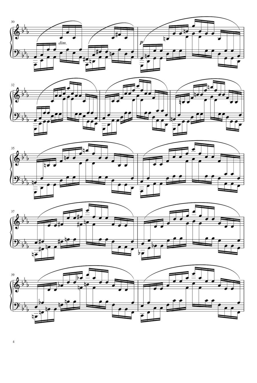 Etude Op. 25 No. 12 Ocean - Fryderyk Fanciszek Chopin Piano Method scores gallery preview page 4