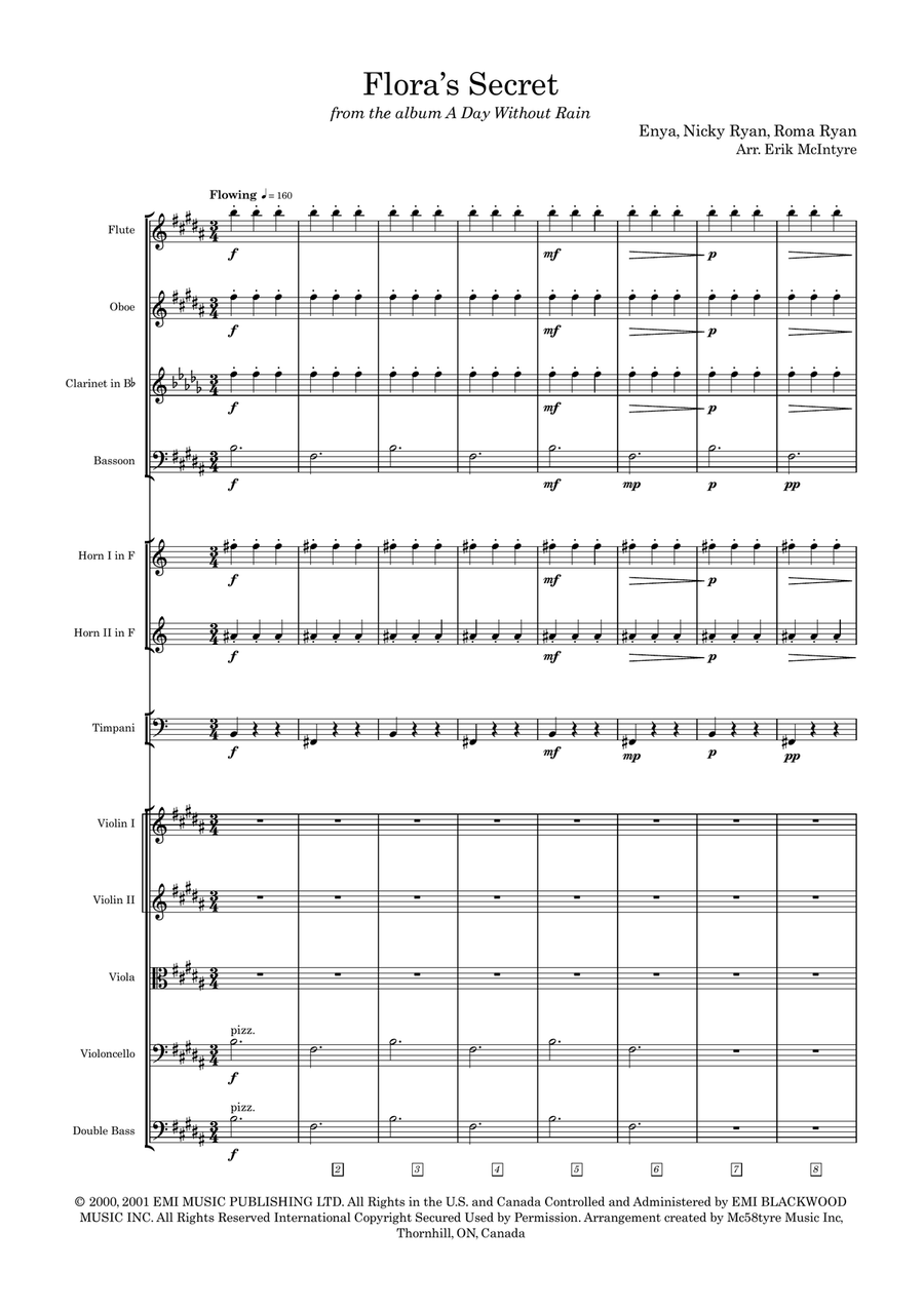 Flora's Secret Large Ensemble scores gallery preview page 2