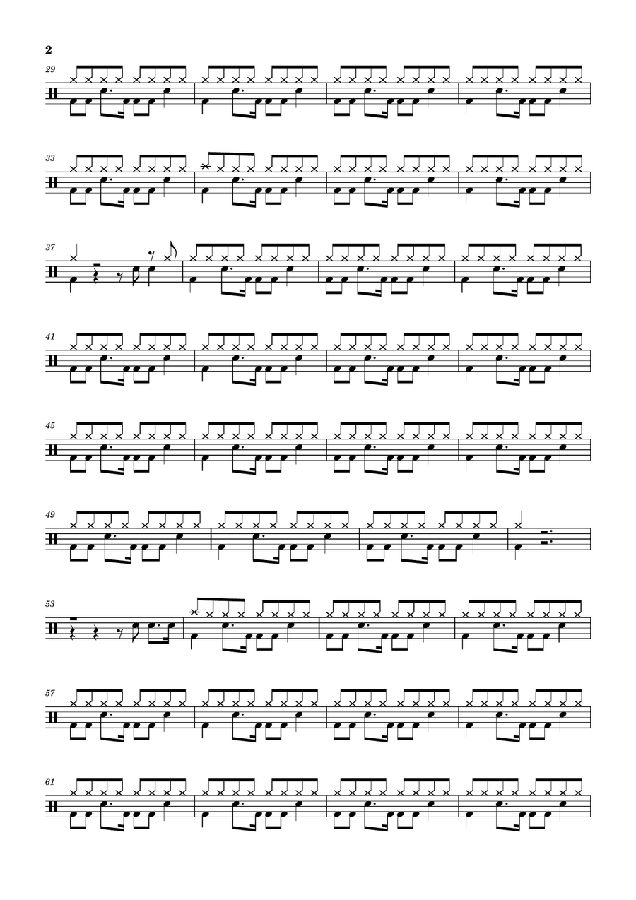 Dreamlover Dreamlover Drum Set scores gallery preview page 2
