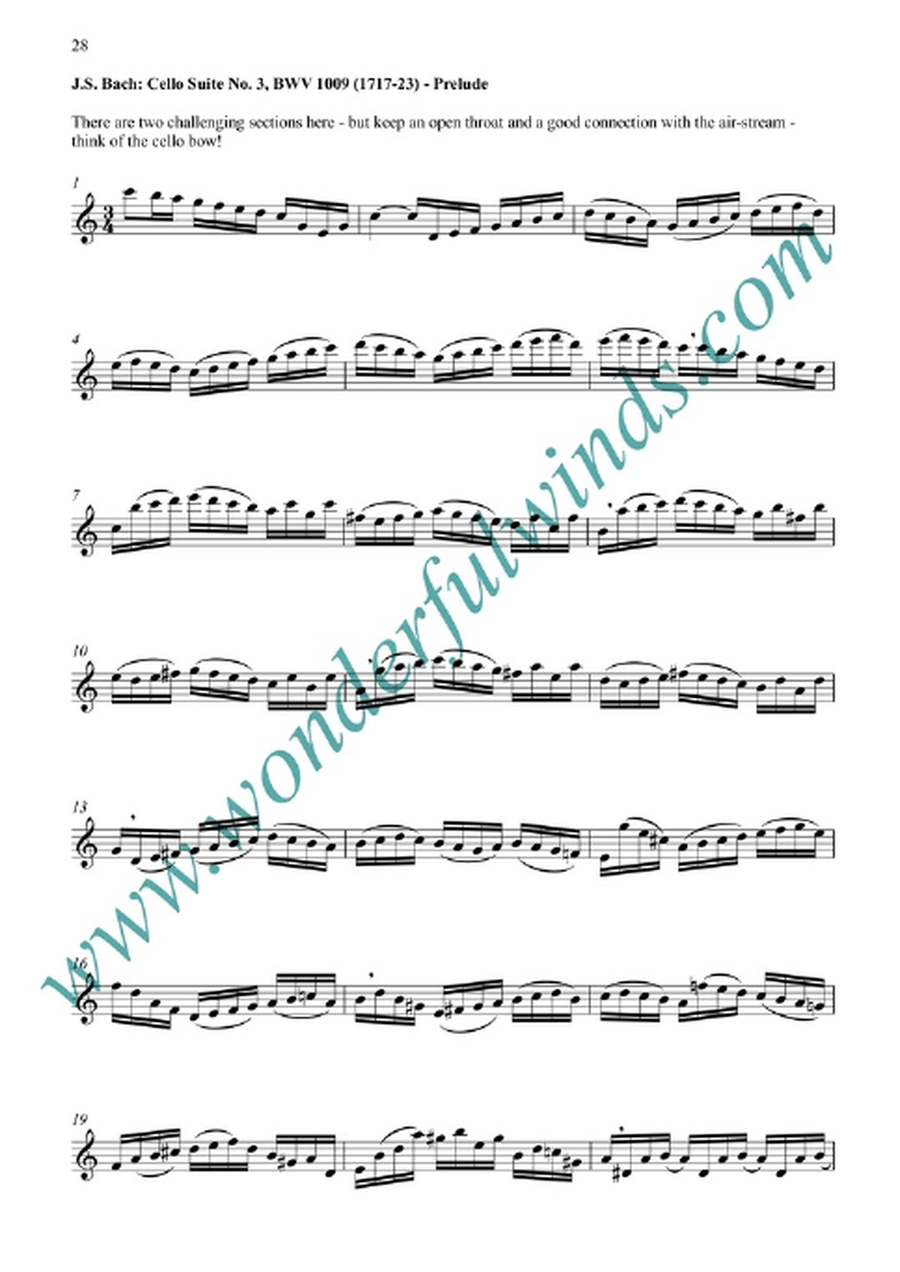 Melodies for Developing Baroque Tone and Interpretation Flute scores gallery preview page 5