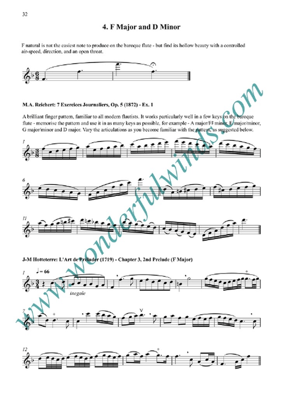 Melodies for Developing Baroque Tone and Interpretation Flute scores gallery preview page 6