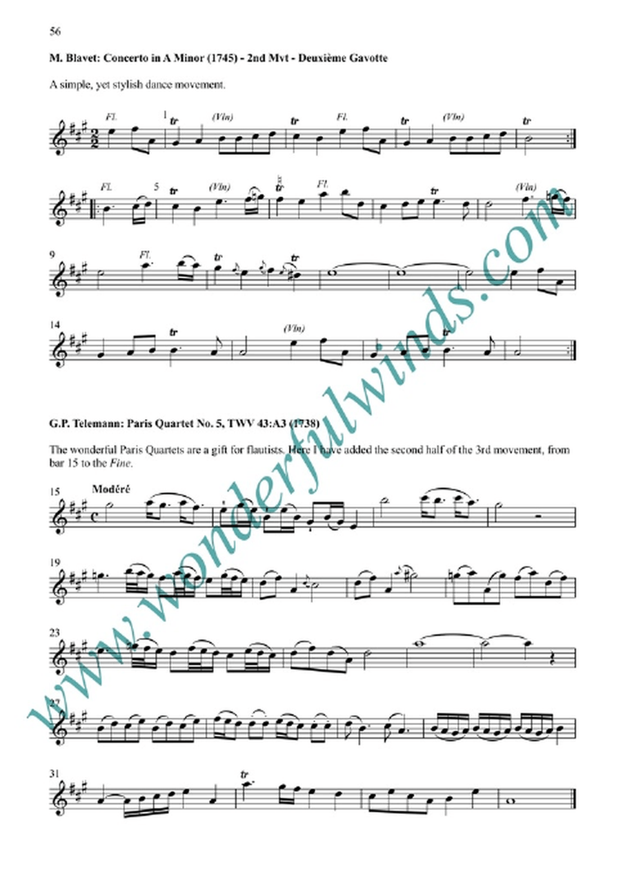 Melodies for Developing Baroque Tone and Interpretation Flute scores gallery preview page 9