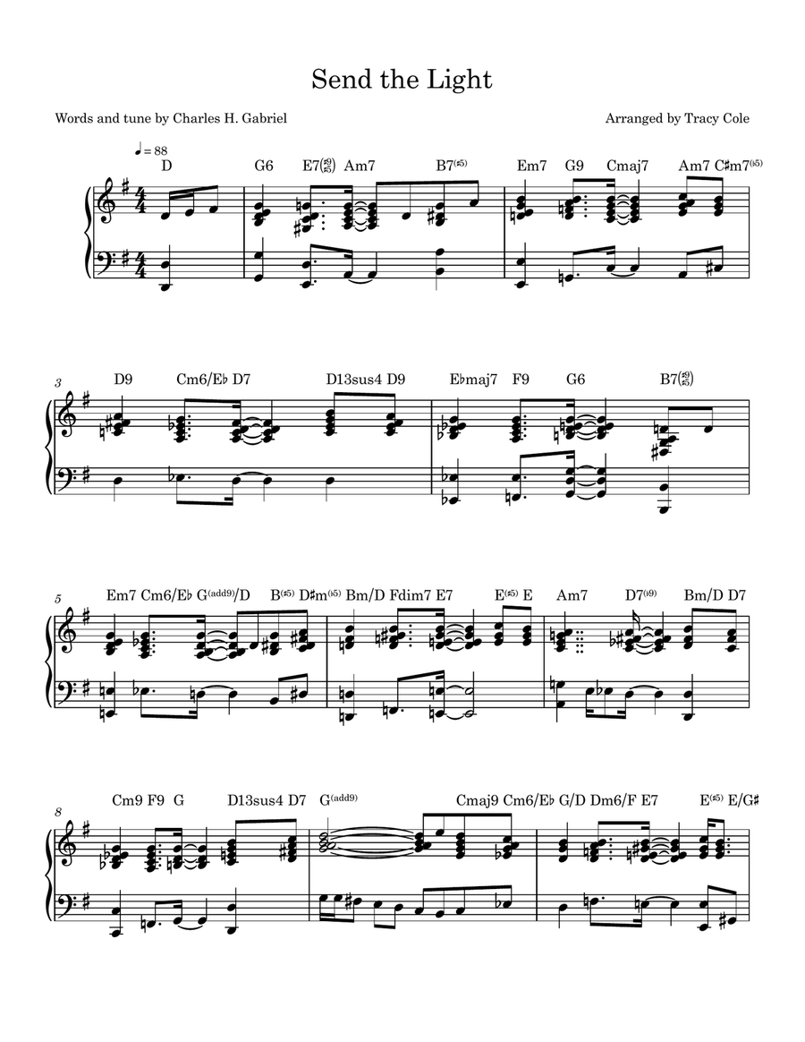 Send the Light Send the Light Piano Solo scores gallery preview page 1