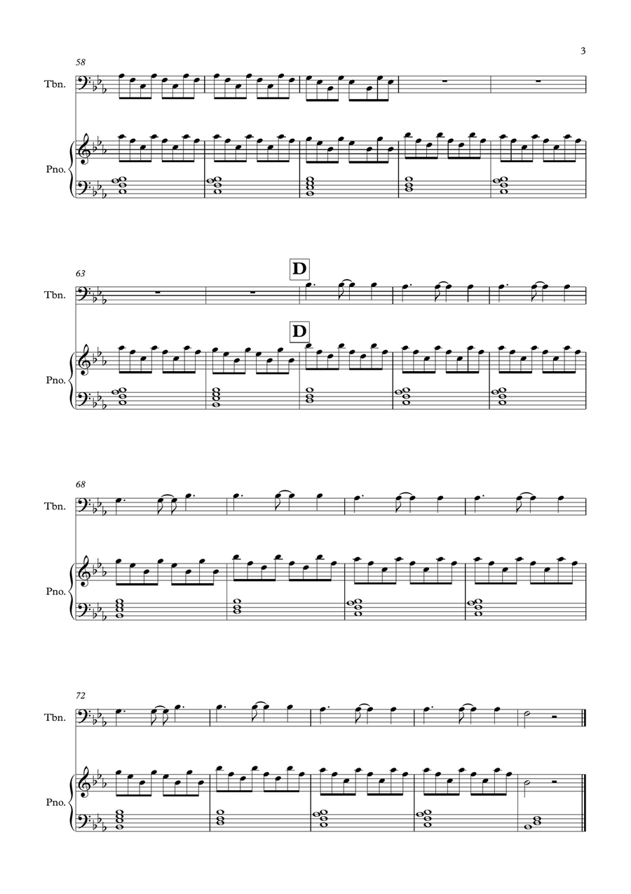 Clocks Clocks Piano scores gallery preview page 3