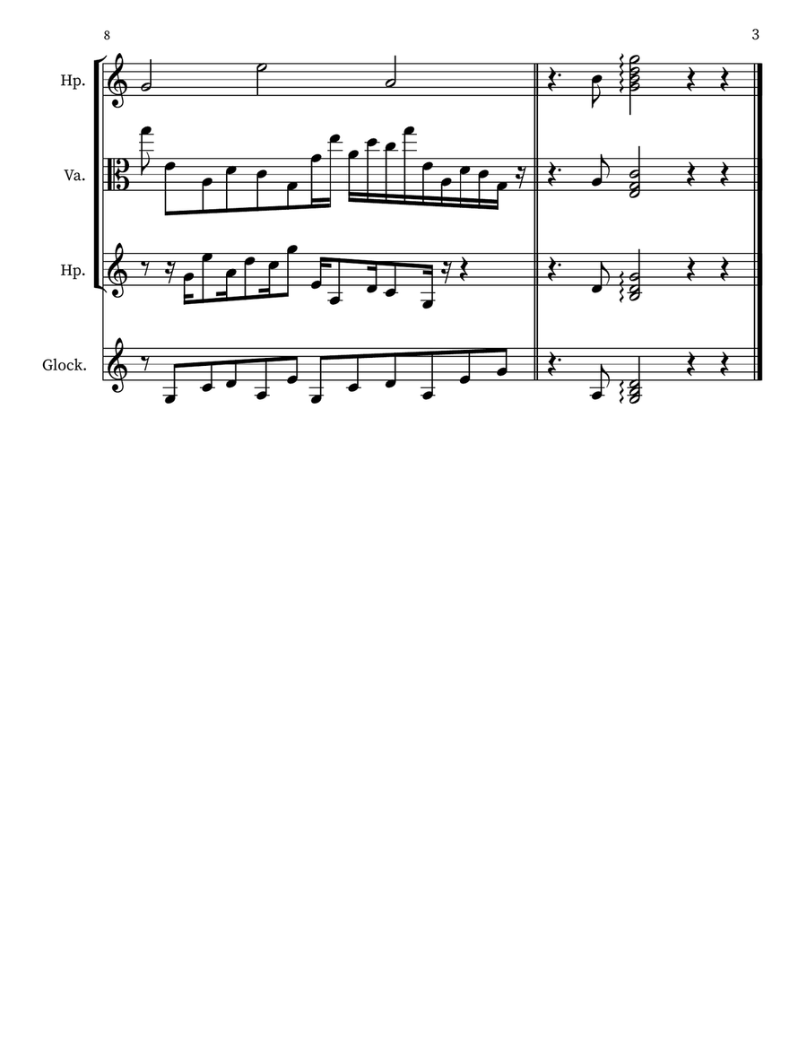 Children's Musing 73 Children's Musing 73 Small Ensemble scores gallery preview page 3