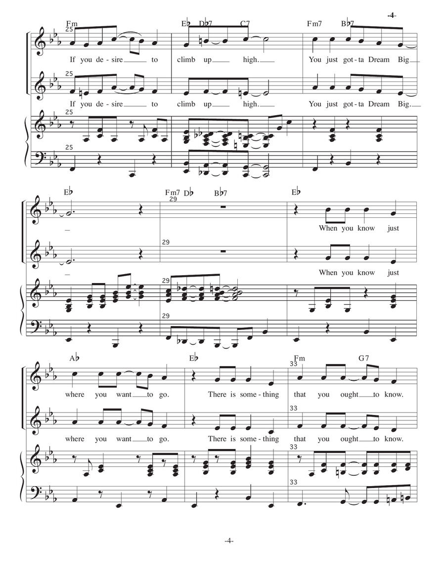 Dream Big Dream Big 2-Part scores gallery preview page 4