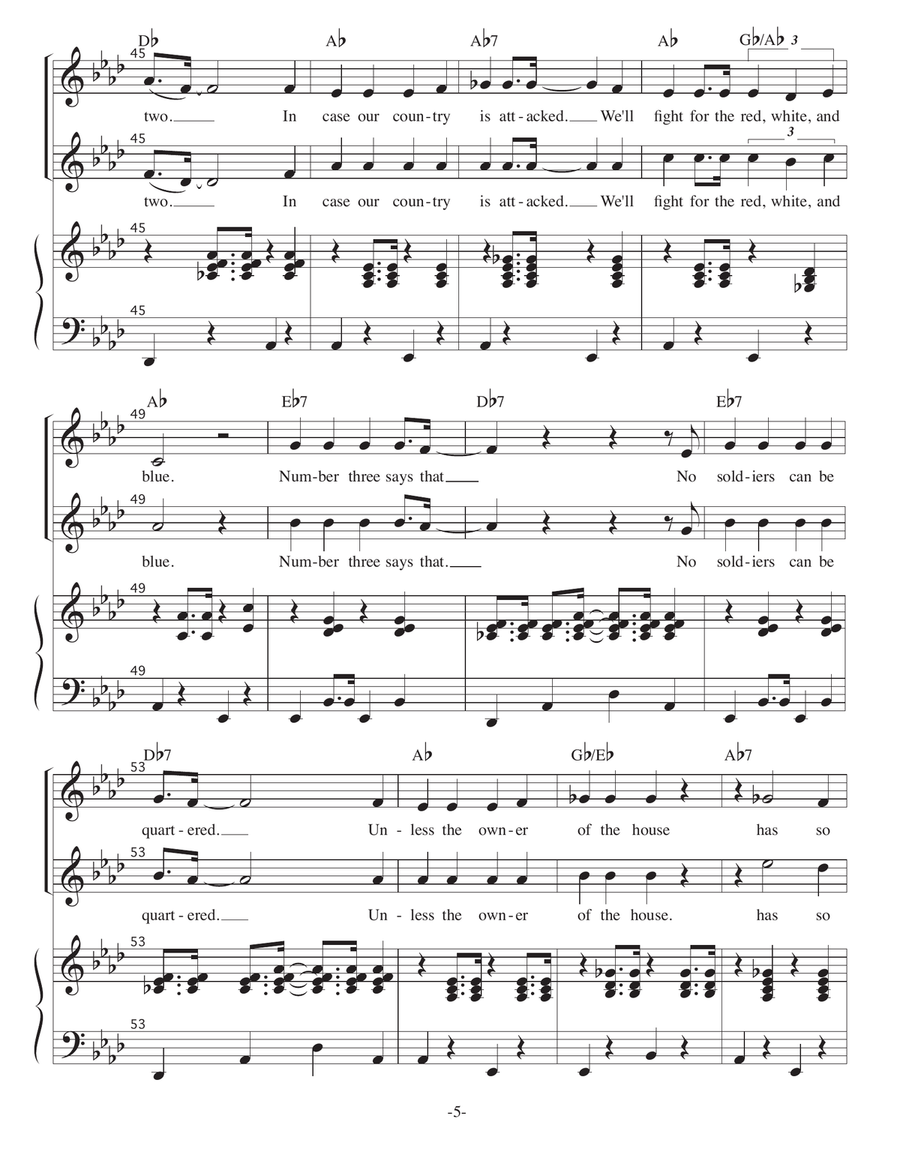 The Bill of Rights The Bill of Rights 2-Part scores gallery preview page 5