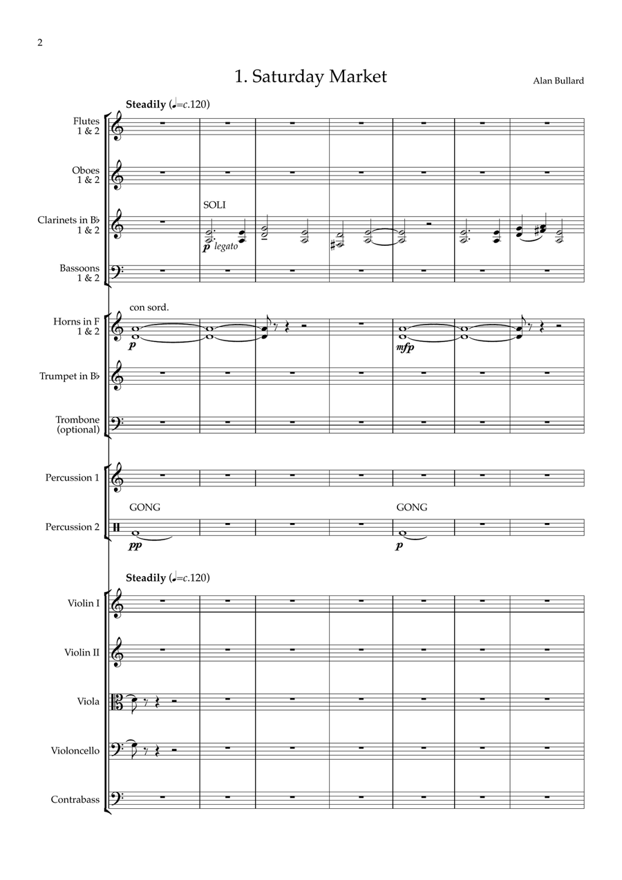 A Colchester Suite - four movements for orchestra Full Orchestra scores gallery preview page 3