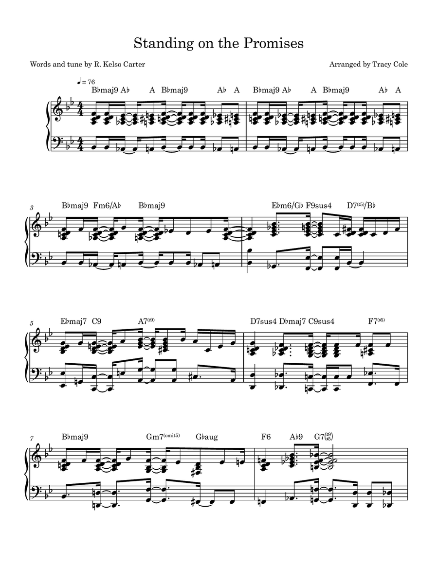 Standing on the Promises Standing on the Promises Piano Solo scores gallery preview page 1