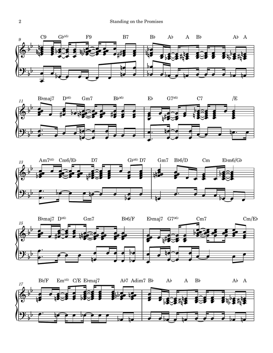 Standing on the Promises Standing on the Promises Piano Solo scores gallery preview page 2