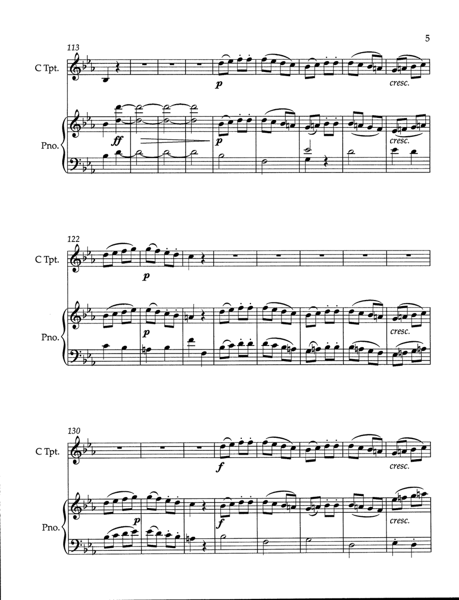 Overture to Konig Stephan Chamber Music scores gallery preview page 5