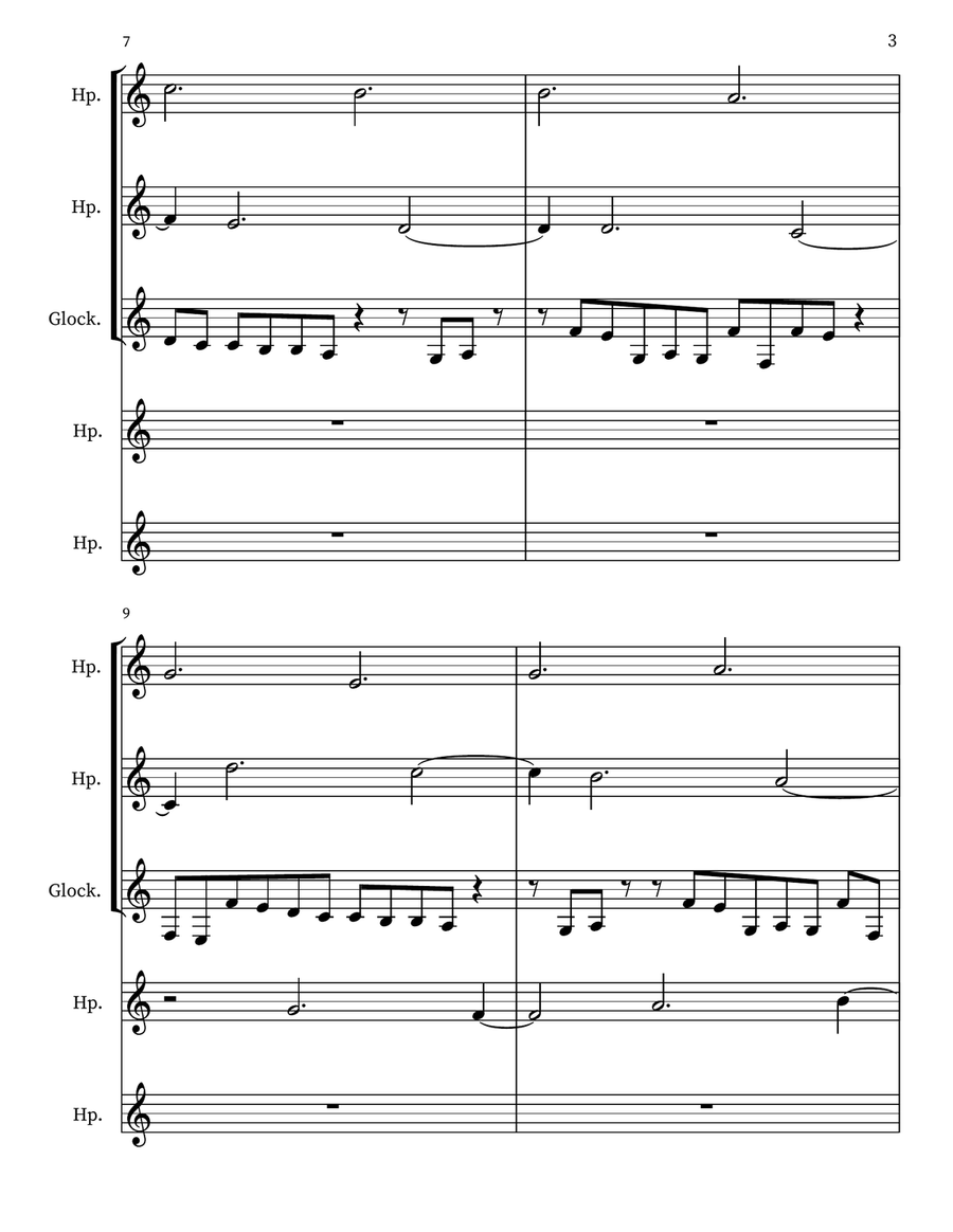 Children's Musing 75 Children's Musing 75 Small Ensemble scores gallery preview page 3