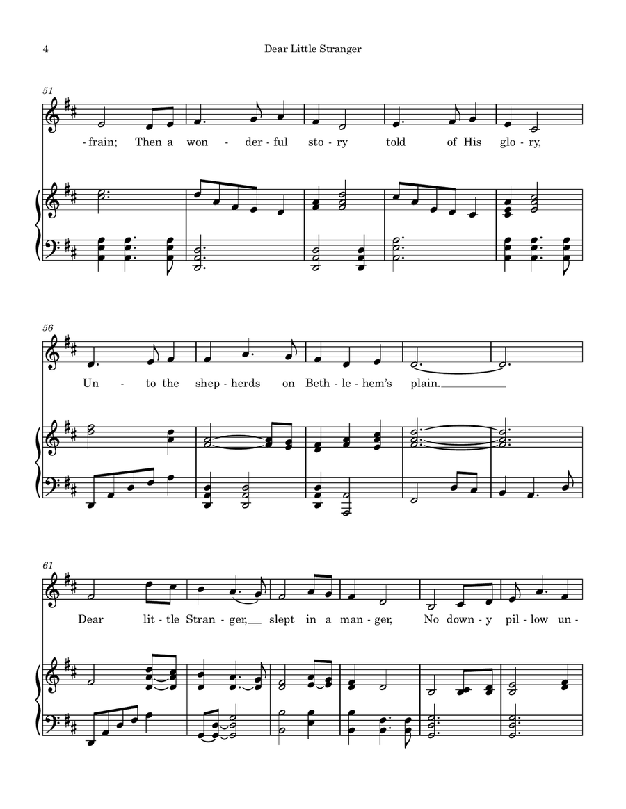 Dear Little Stranger Dear Little Stranger Piano, Vocal scores gallery preview page 4