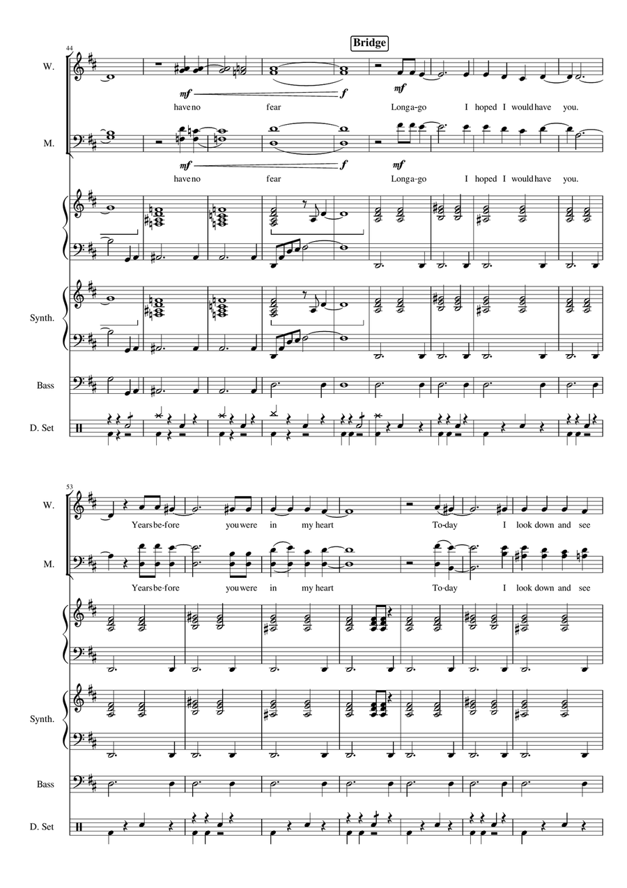Little One (4-part Choir) 4-Part scores gallery preview page 4