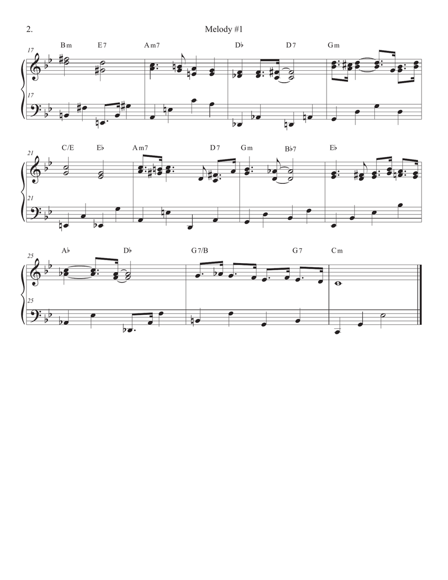Songs of Easy Play Jazz Book #4 Piano Solo scores gallery preview page 2