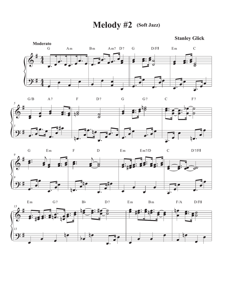 Songs of Easy Play Jazz Book #4 Piano Solo scores gallery preview page 3