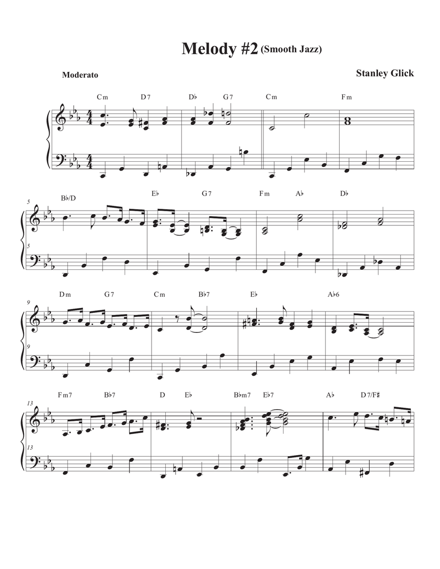 Songs of Easy Play Jazz Book #5 Piano Solo scores gallery preview page 3