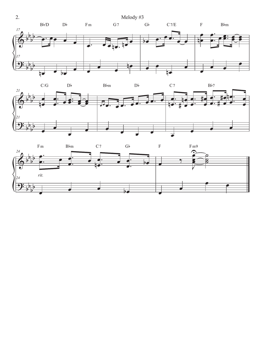 Songs of Easy Play Jazz Book #6 Piano Solo scores gallery preview page 6