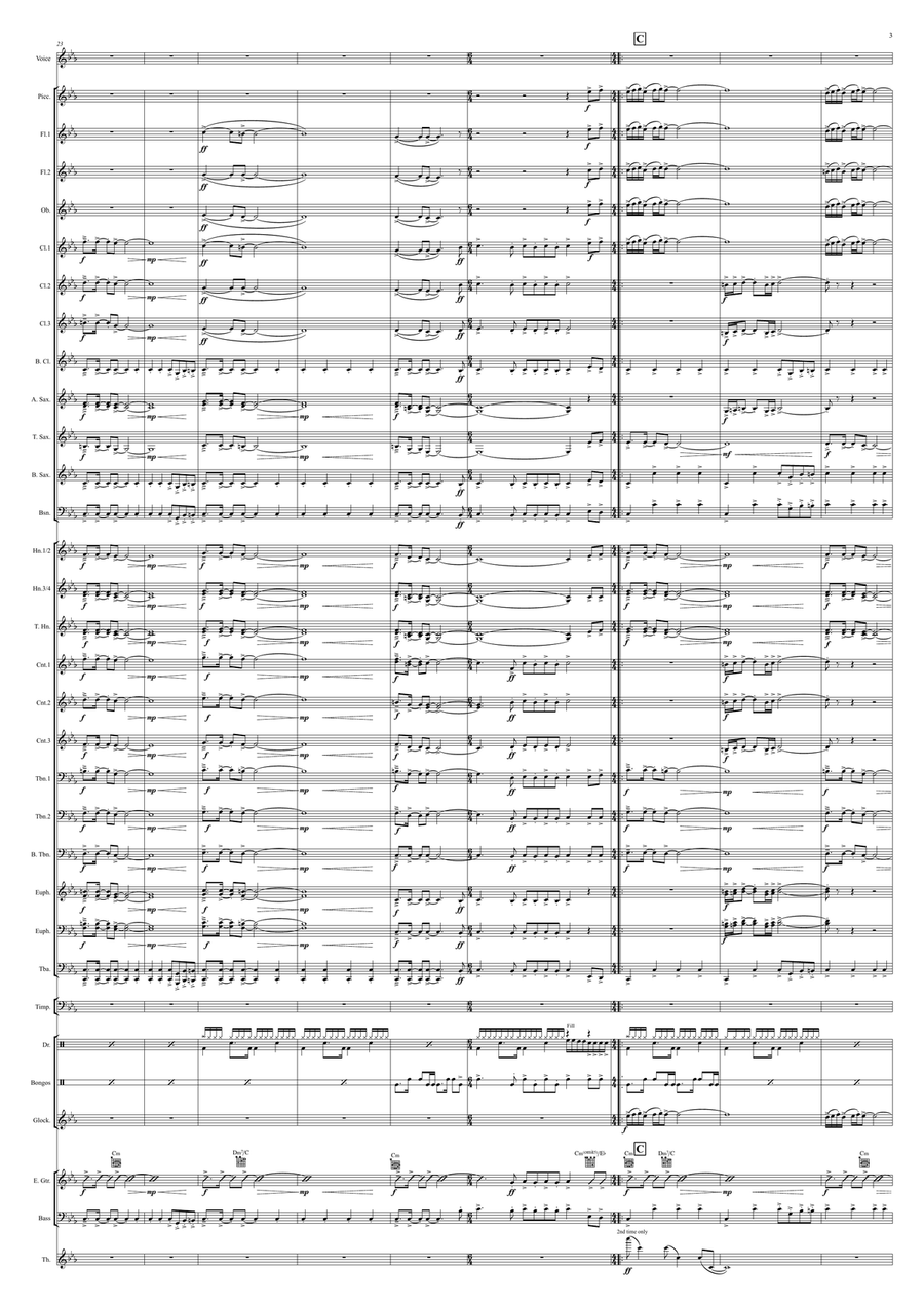 The Eve Of The War The Eve Of The War Concert Band scores gallery preview page 3
