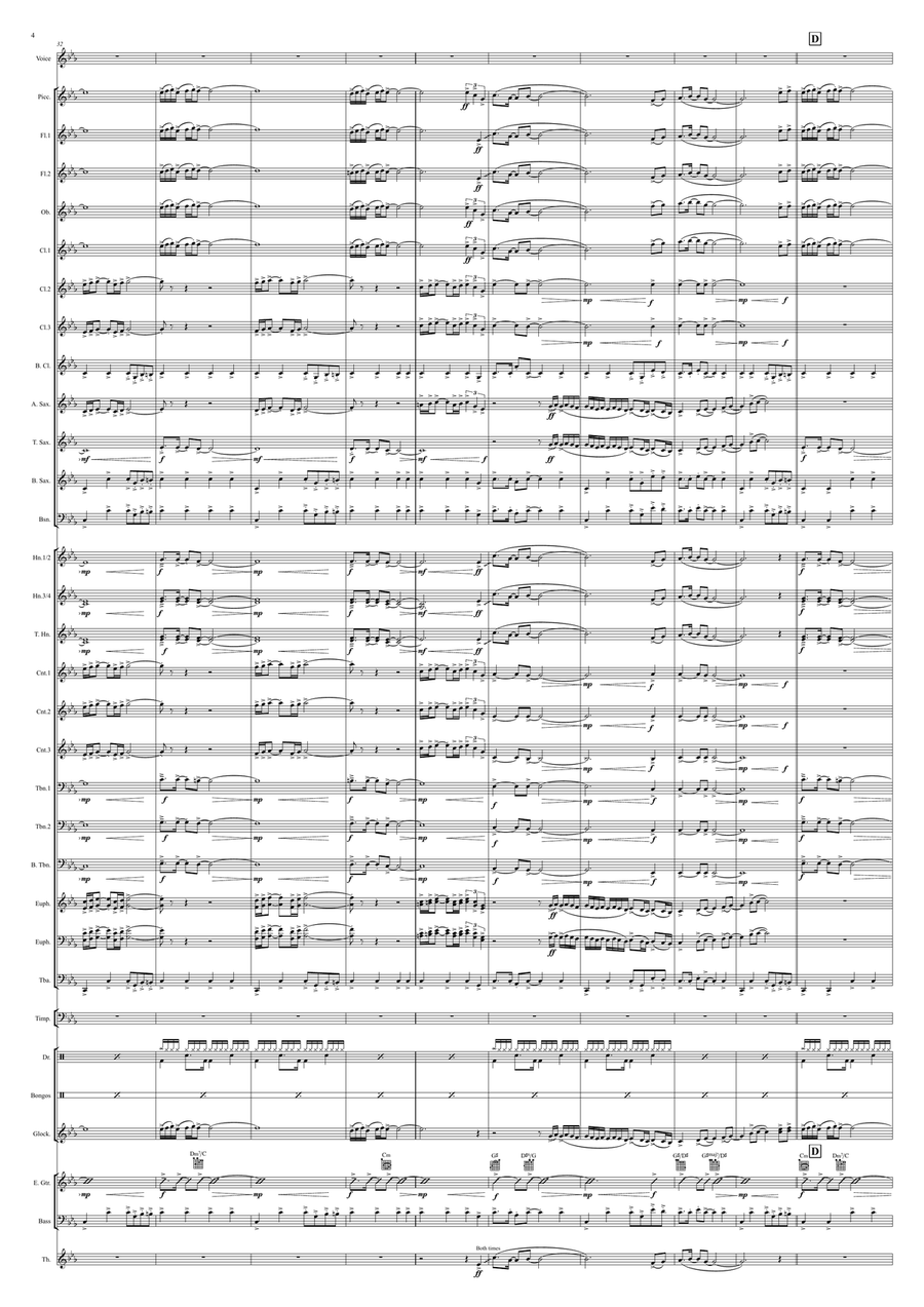 The Eve Of The War The Eve Of The War Concert Band scores gallery preview page 4