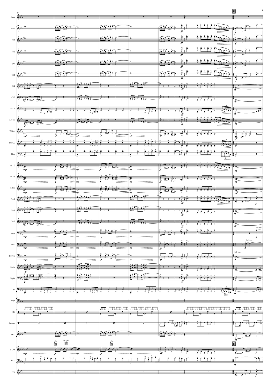 The Eve Of The War The Eve Of The War Concert Band scores gallery preview page 5