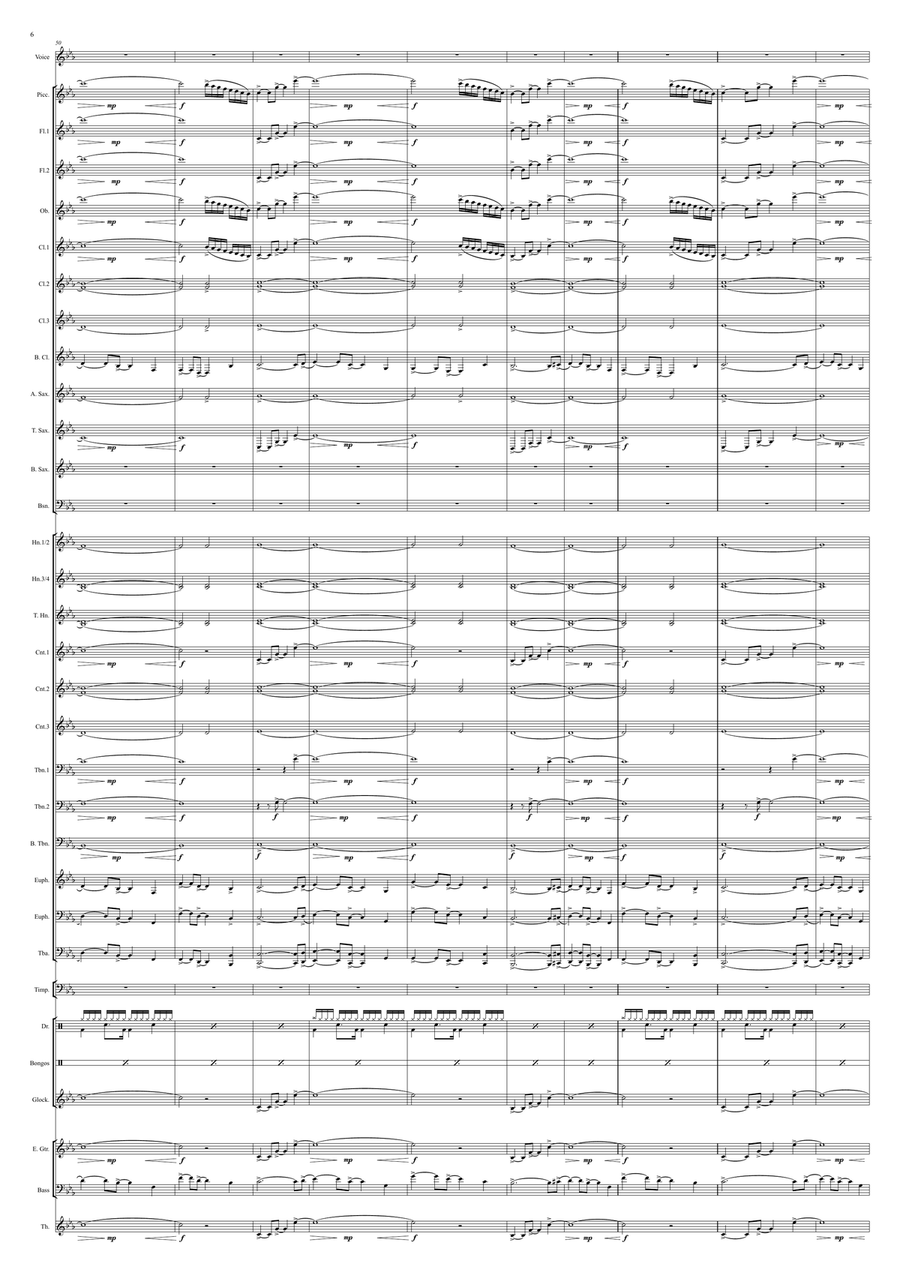 The Eve Of The War The Eve Of The War Concert Band scores gallery preview page 6