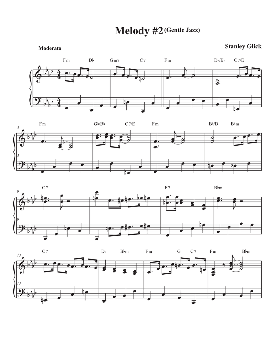 Songs of Easy Play Jazz Book #9 Piano Solo scores gallery preview page 3