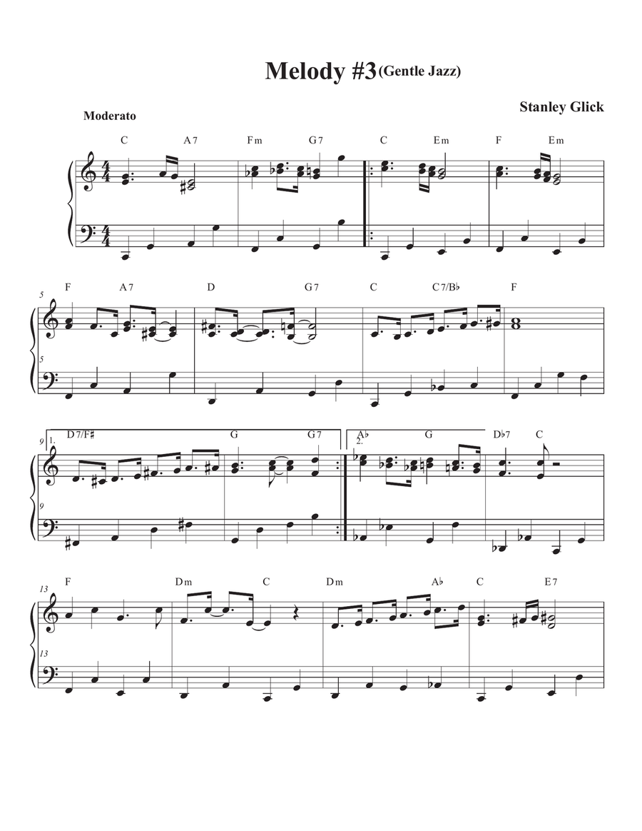 Songs of Easy Play Jazz Book #9 Piano Solo scores gallery preview page 5
