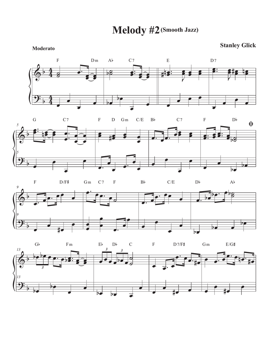 Songs of Easy Play Jazz Book #10 Piano Solo scores gallery preview page 3