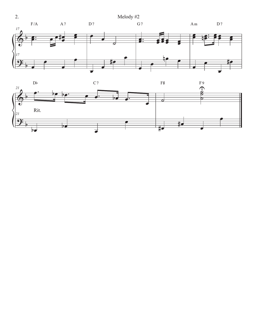 Songs of Easy Play Jazz Book #10 Piano Solo scores gallery preview page 4