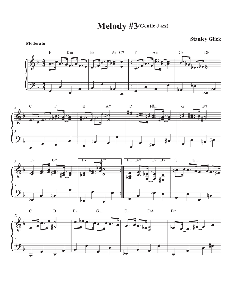Songs of Easy Play Jazz Book #10 Piano Solo scores gallery preview page 5