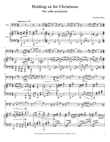 Holding on for Christmas for cello and piano