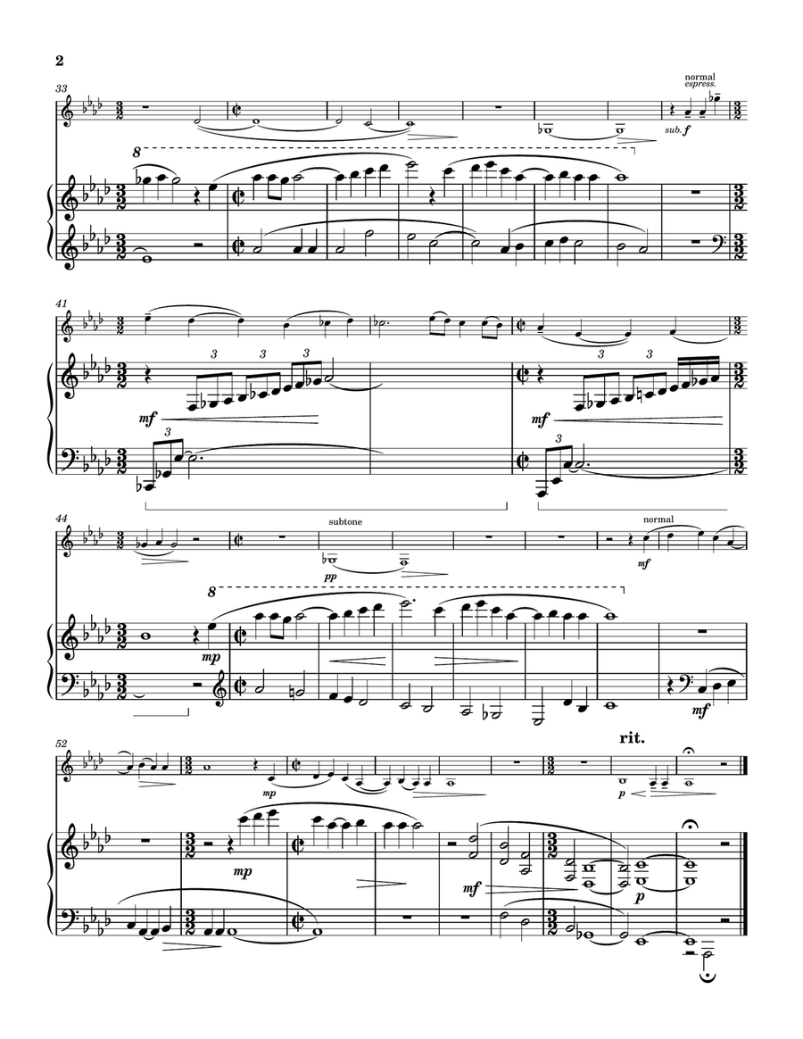The Wexford Carol, with The Holly and the Ivy Alto Saxophone scores gallery preview page 2
