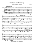 Carol of the Bells Fantasy for alto sax and piano