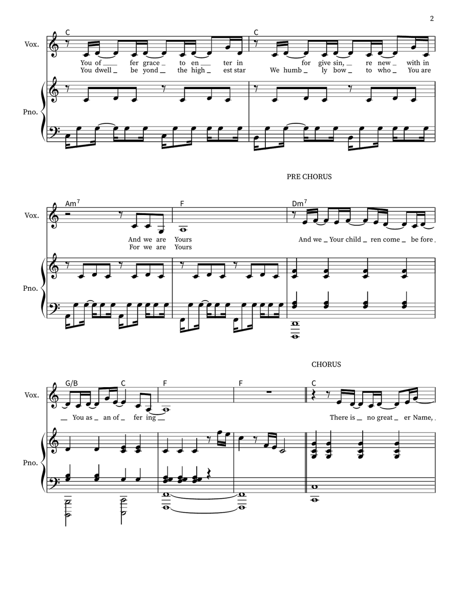 There Is None Like You There Is None Like You Voice scores gallery preview page 2