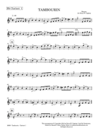TAMBOURIN - CLARINET QUARTET Clarinet Quartet scores gallery preview page 5