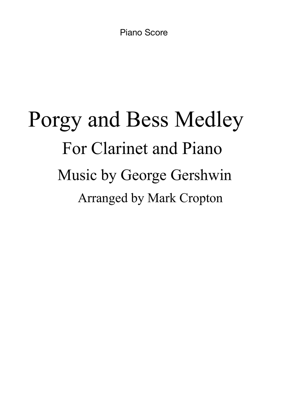 Medley: Summertime with I Got Plenty O' Nuttin', It Ain't Necessarily So, Bess, You Is My Woman, ... Chamber Music scores gallery preview page 1