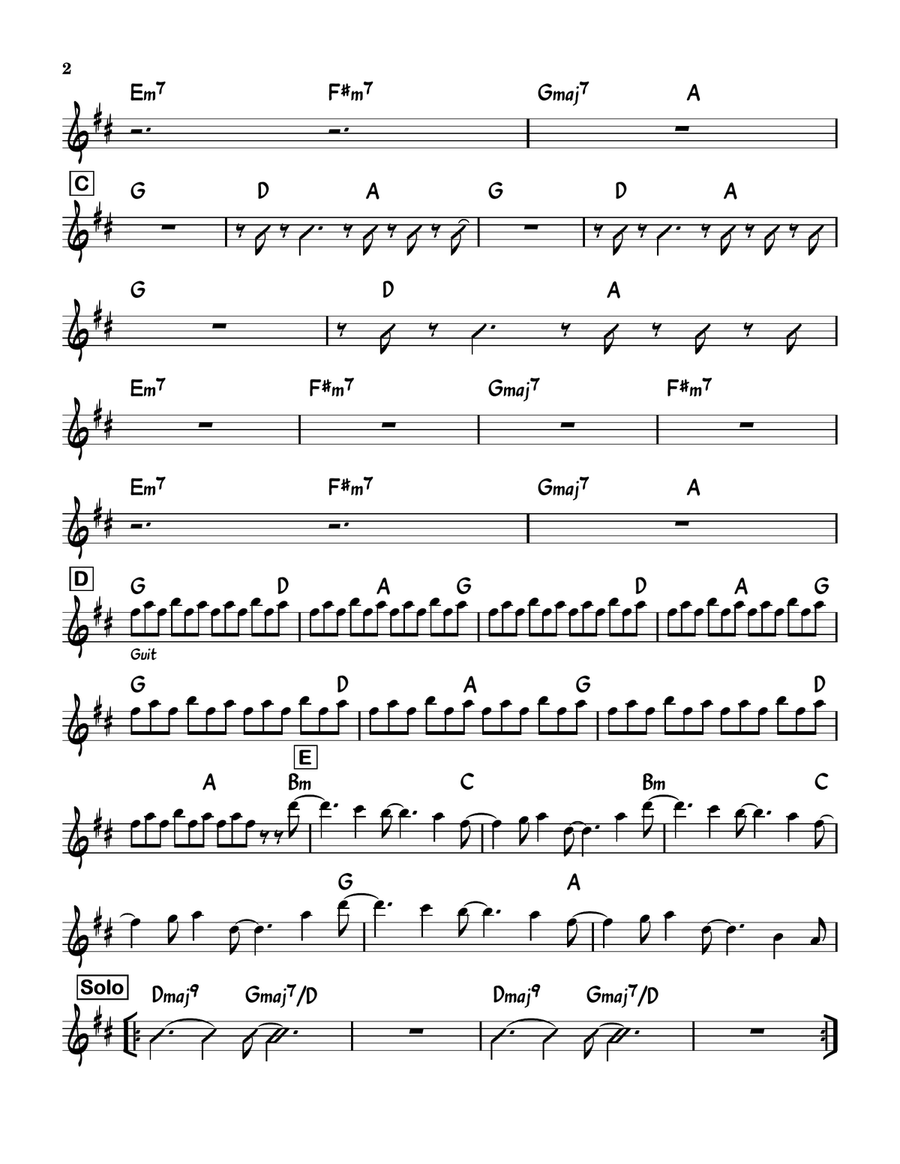 Everybody Wants To Rule The World Piano scores gallery preview page 2