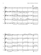 William Warden Harvey | Andante | for Brass Quintet Brass Quintet scores gallery preview page 5