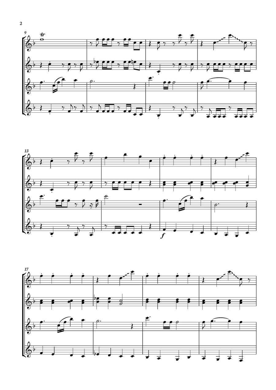 Captain America March Captain America March Guitar Ensemble scores gallery preview page 2