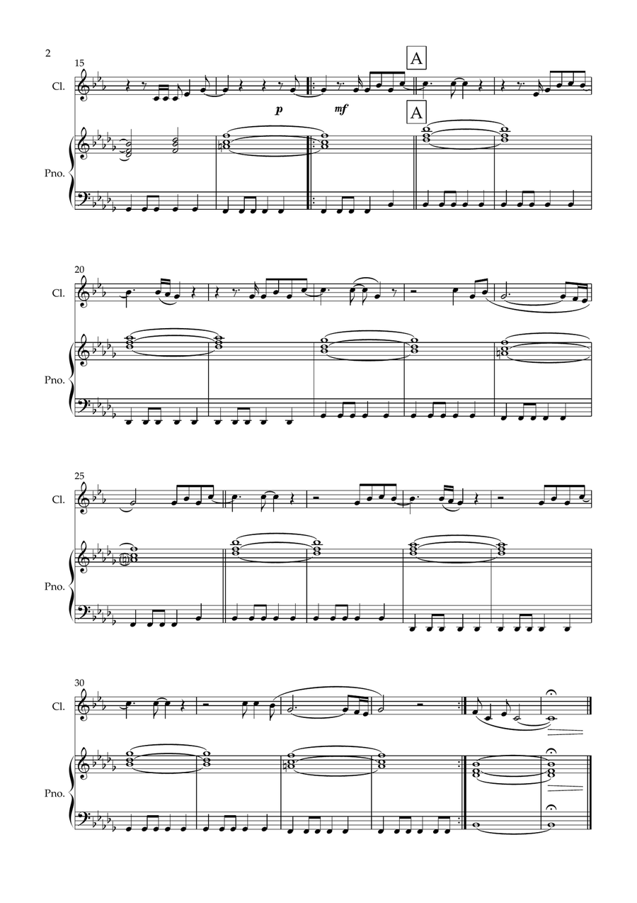 Crazy Crazy Clarinet Solo scores gallery preview page 2