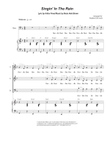 Singin' In The Rain (Vocal Trio - (SAB)