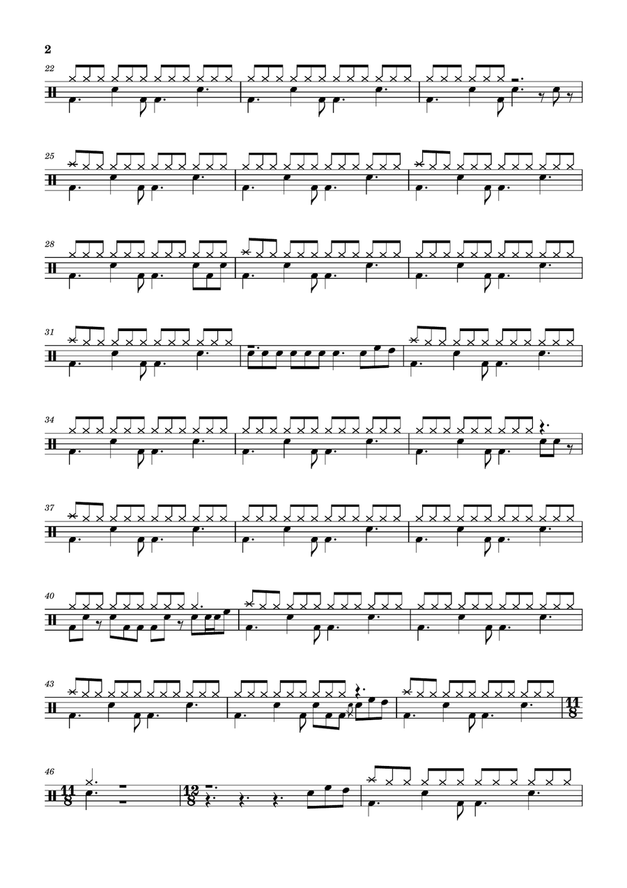 Vision Of Love Vision Of Love Drum Set scores gallery preview page 2