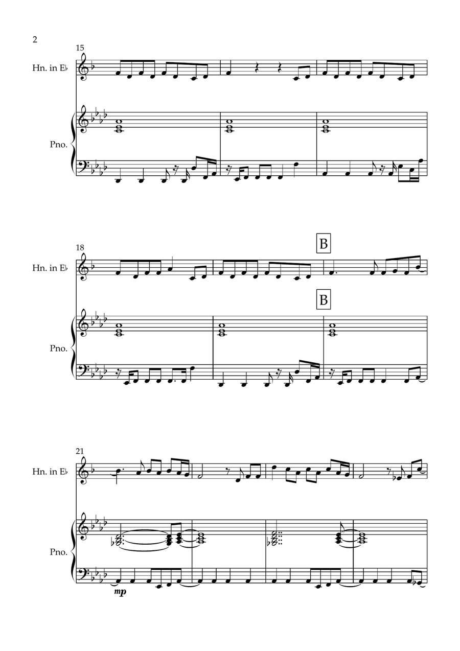 Can't Stop The Feeling! Can't Stop The Feeling! Horn scores gallery preview page 2