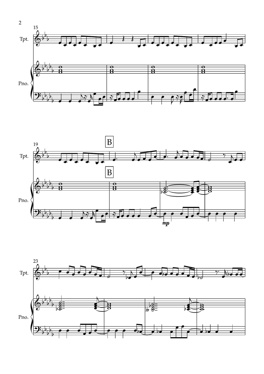 Can't Stop The Feeling! Can't Stop The Feeling! Trumpet Solo scores gallery preview page 2