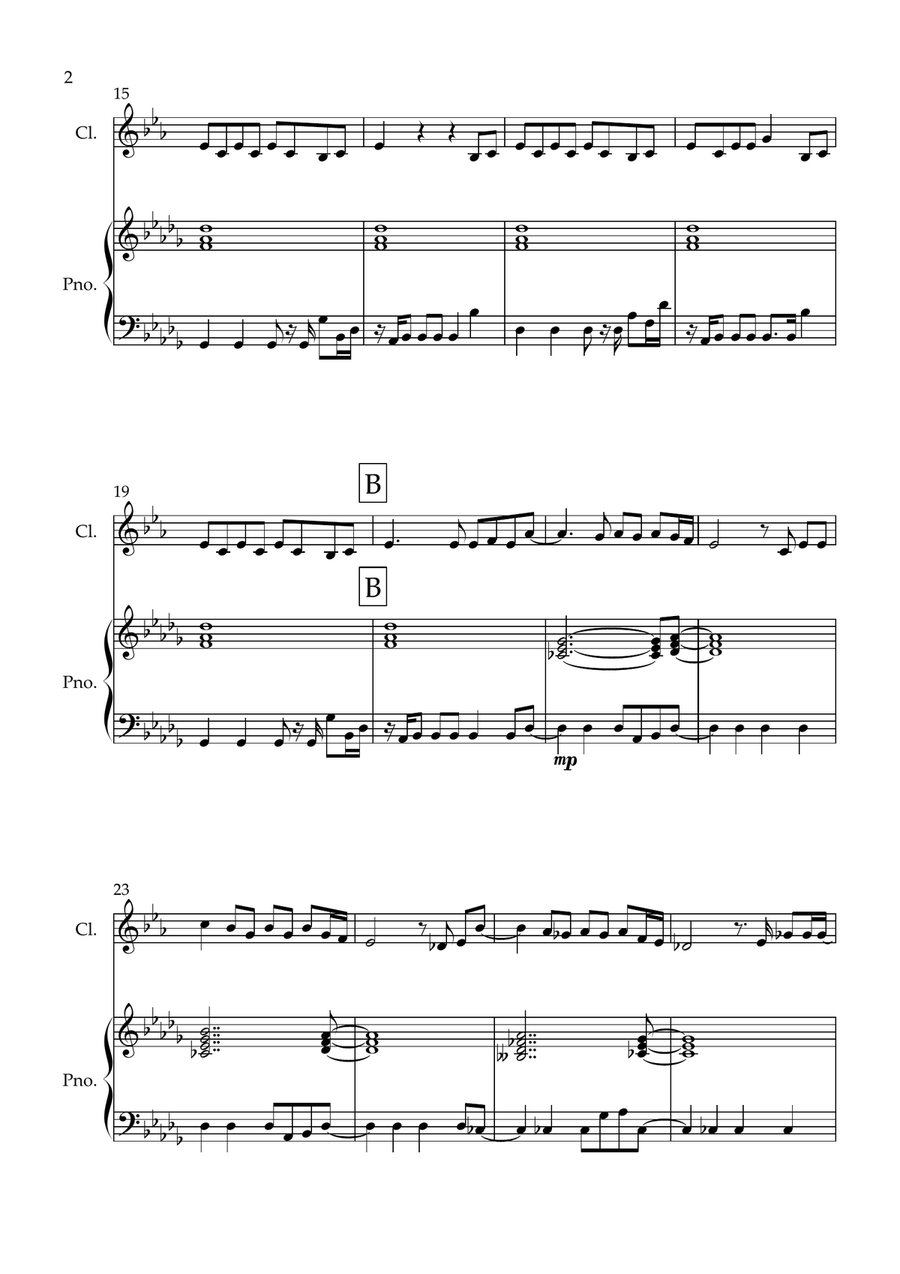 Can't Stop The Feeling! Can't Stop The Feeling! Clarinet Solo scores gallery preview page 2