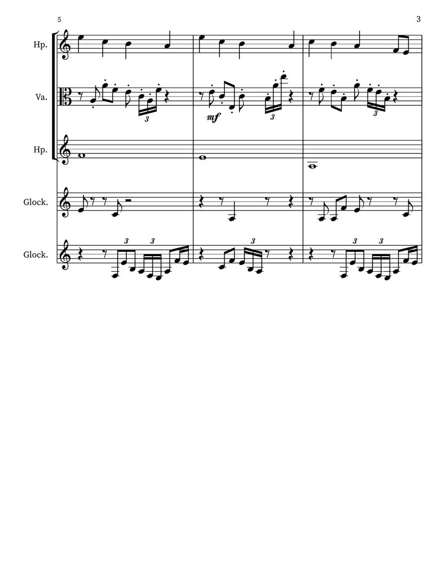 Children's Musing 76 Children's Musing 76 Small Ensemble scores gallery preview page 3