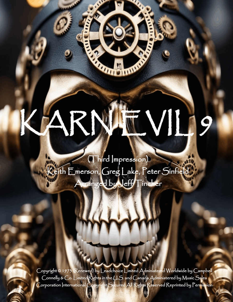 Karn Evil 9 (Third Impression) Piano, Vocal scores gallery preview page 1