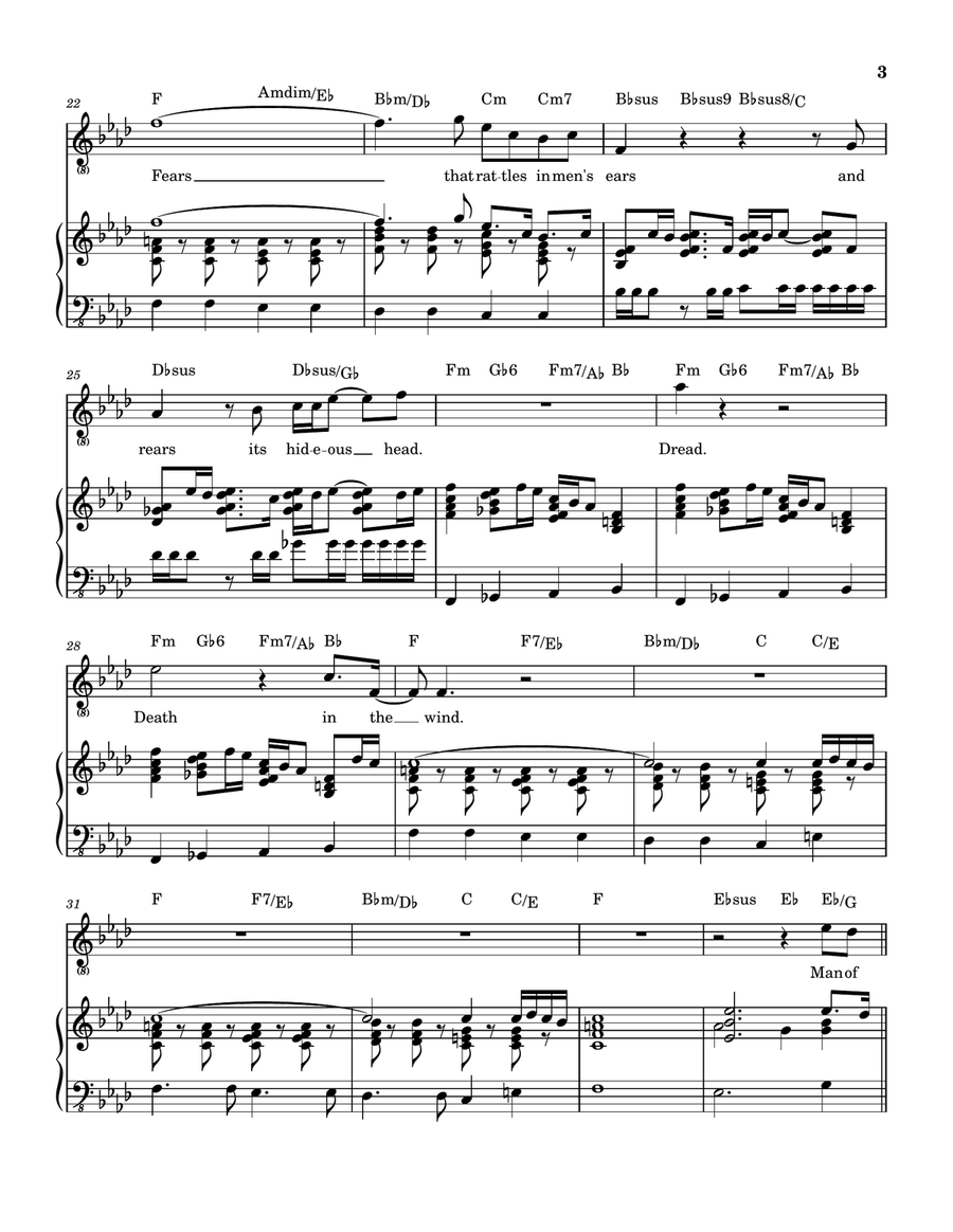 Karn Evil 9 (Third Impression) Piano, Vocal scores gallery preview page 4